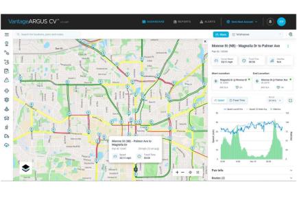 Travel time pair route selection